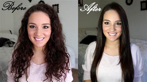 Straight Hair Without Heat Curly Hair Tutorial Vlrengbr