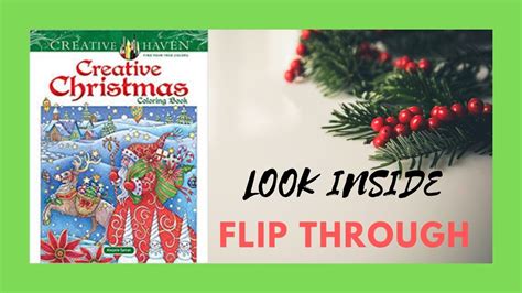 Creative Haven Creative Christmas Flip Through Youtube