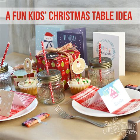 I've collected and listed only the most popular and tried christmas dinner ideas, and i am more than happy to share them with you in the spirit of the holiday. A Fun Kids Christmas Table Setting Idea (+ Win A Holiday Party Pack from Stuck On You!) | The ...