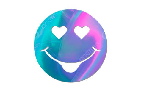 Smiley Face Png Picture Trendy Acid Gradient Smiley Face Decoration