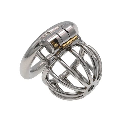 Stainless Steel Cock Cage Male Chastity Device Metal Penis Ring Bdsm