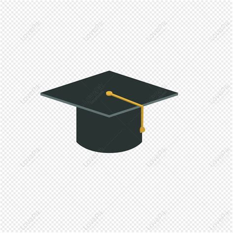 Black Bachelor Hat Student Hat Graduation Png Transparent Image And