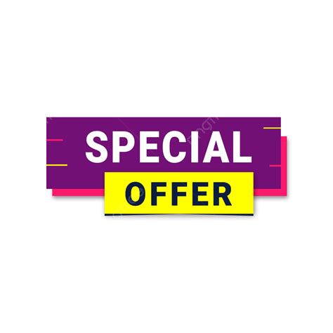 Promotion Special Offer Vector Png Images Special Offer Free Png