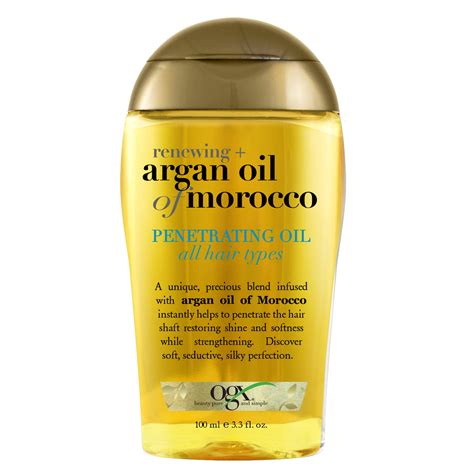 Ogx Renewing Argan Oil Of Morocco Penetrating Hair Oil Treatment Moisturizing Strengthening