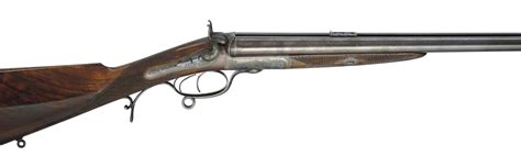 A Fine 577 2in Double Barrelled Rotary Underlever Hammer Rifle