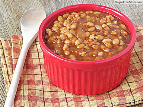 Crock Pot Baked Beans Refined Sugar Free Recipe