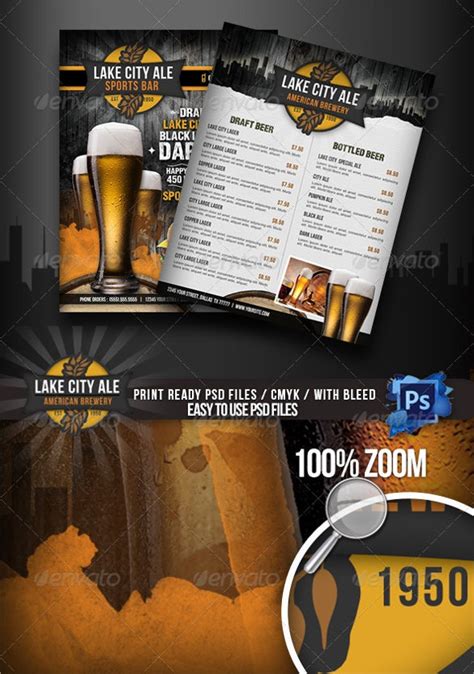 The sports page is knightdale's original sports bar. 28+ Drink Menu Templates - Free Sample, Example Format ...