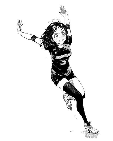 Volleyball Anime Kroki Karakter çizimi Sanat çizimleri