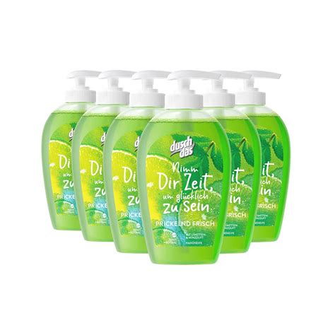 Duschdas Flüssigseife 6er Pack Limette And Minze Mit Antibakterieller