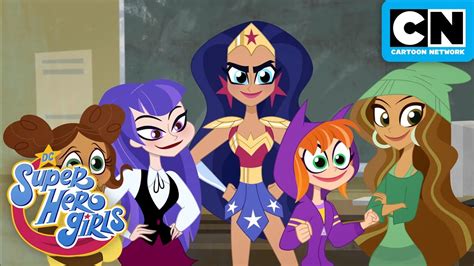 girls unite dc super hero girls cartoon network youtube