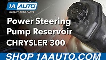How to Replace Power Steering Pump Reservoir 05-10 Chrysler 300 - YouTube