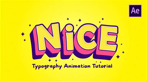 After Effects Typography Animation Tutorial Free Project File Youtube