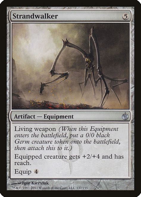 Top 10 Living Weapon Equipments In Magic The Gathering Hobbylark