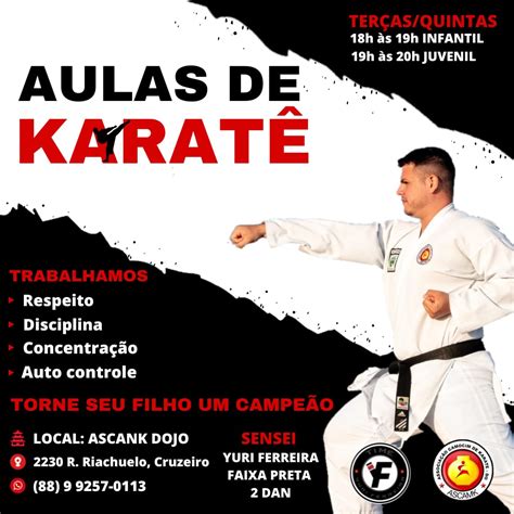 aulas de karatê em camocim com o sensei yuri ferreira revista camocim