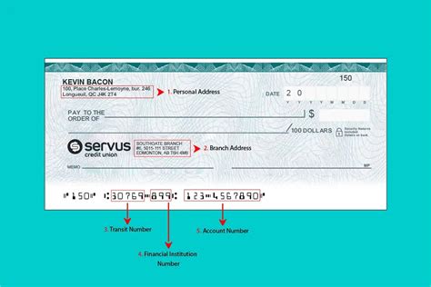 How To Find And Read Your Servus Credit Union Void Cheque