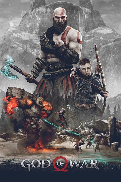 God Of War Game 2018 Poster My Hot Posters
