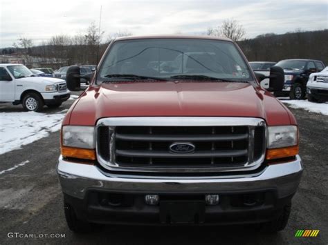 2001 Bright Amber Metallic Ford F250 Super Duty Xlt Supercab 4x4