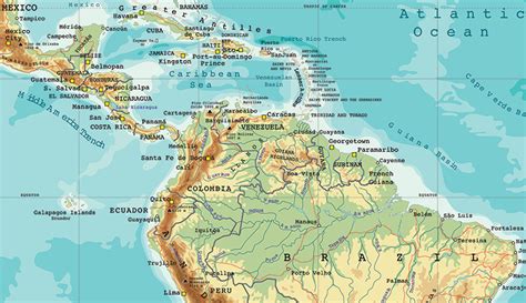 Interactive Latin America Map Cities And Towns Map Images