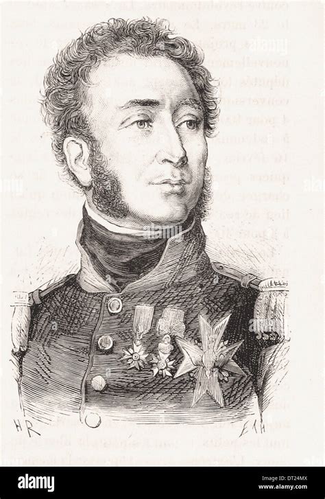 Portrait Of Duc Dangoulême French Engraving Xix Th Century Stock