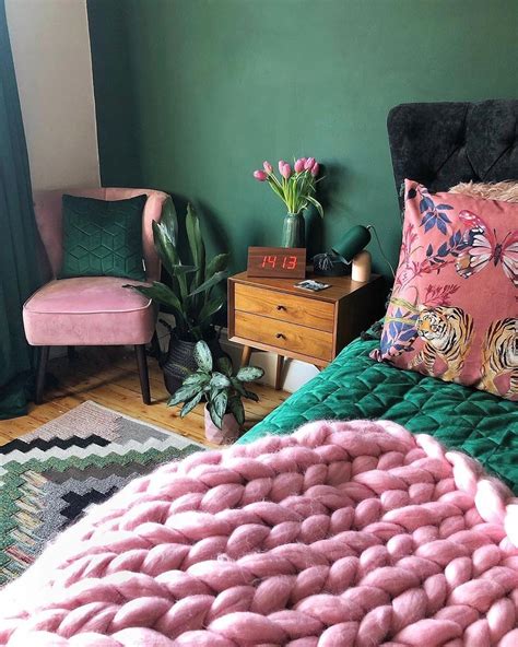house beautiful uk on instagram “pink green colourful bedroom vibes from harrison nate and