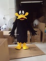 High quality Adult size Cartoon Daffy Duck black Mascot Costume mascot ...