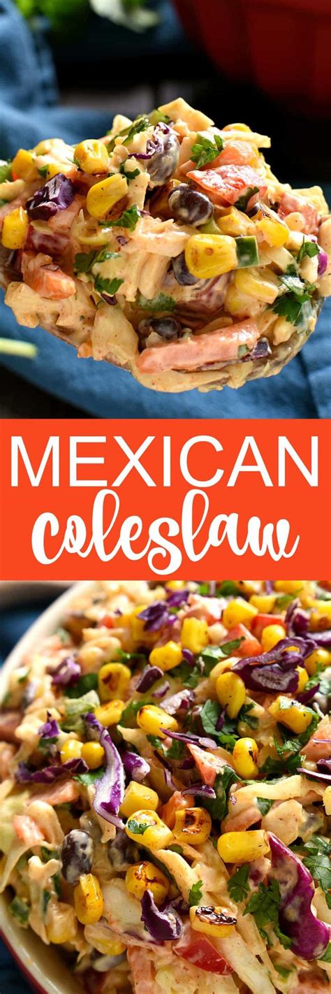 Mexican Coleslaw Recipe Recipe Coleslaw Recipe Mexican Food