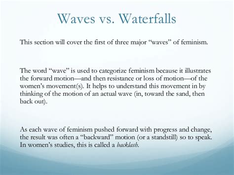 First Wave Feminism