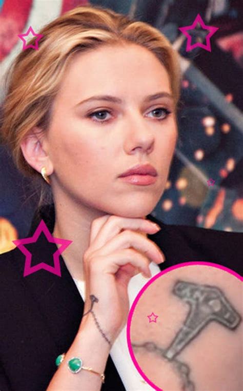 Scarlett Johanssons New Ink And Other Links