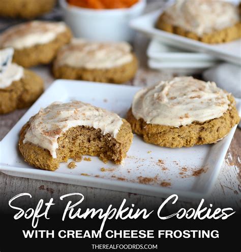 Soft Pumpkin Cookies With Cream Cheese Frosting Recipe Pumpkin