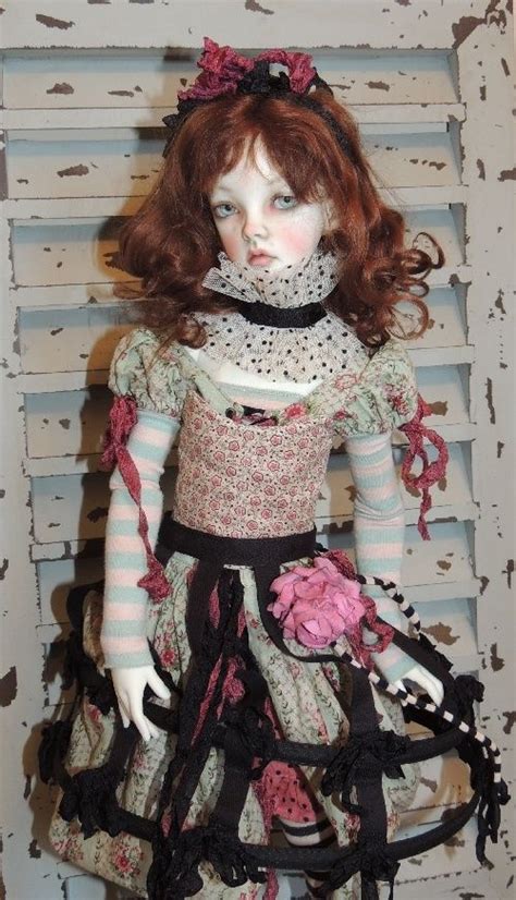 Valerie Zeitler Dolls Handmade Artist Doll Paper Dress