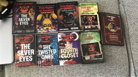 Fnaf Full Book Collection Showcase All Books Youtube