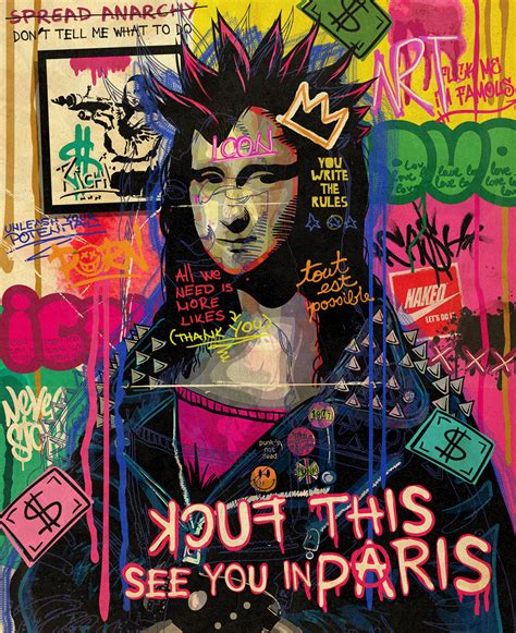 Graffiti Mona Lisa Pop Art Chups Chupa Marilyn Gosports