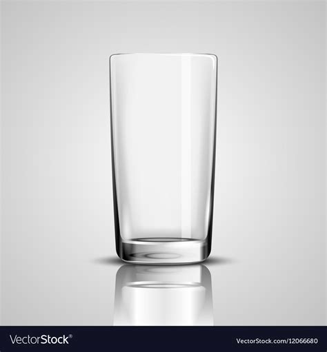 Glass Cup Royalty Free Vector Image Vectorstock
