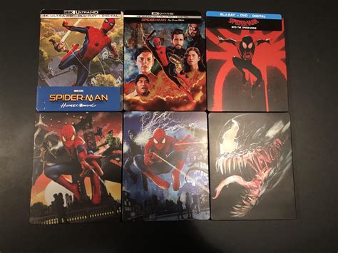 My Spider Man 4k Steelbook Collection Rsteelbooks