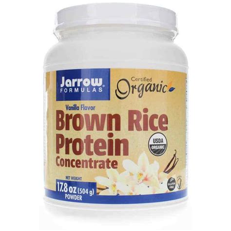 Brown Rice Protein Organic Jarrow Formulas