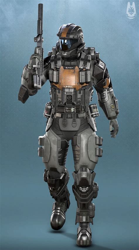 Artstation Odst Helljumper Halo Armor Halo Spartan Armor Concept