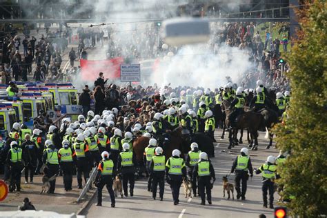 Gothenburg Neo Nazi Demonstration Ends After Hours Of Unrest