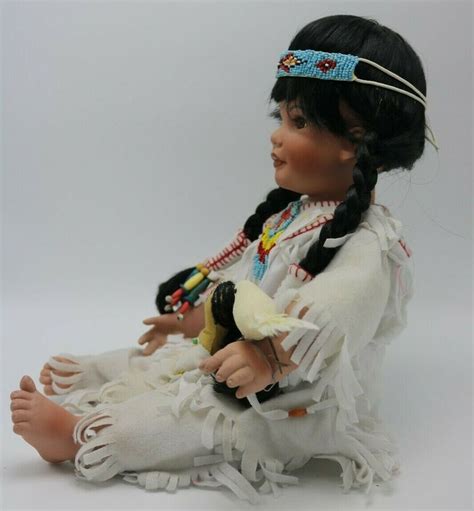 Snowbird 1994 The Hamilton Collection Native American Doll Pre Owned Ebay