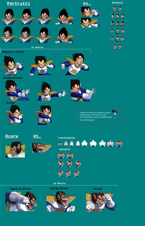 The Spriters Resource Full Sheet View Dragon Ball Z Harukanaru