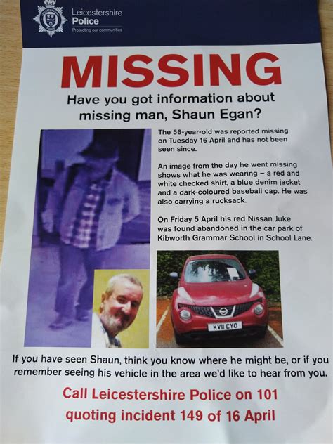 missing man s car found in kibworth hfm