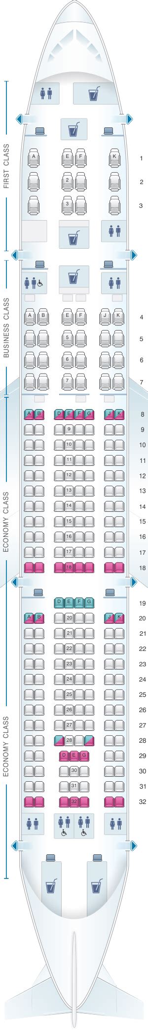 Airbus A300 200 Seat Map