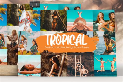 Tropical Paradise Lightroom Presets By Design Addict Thehungryjpeg