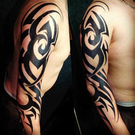 The deep and vibrant black color compliments the edges and the markings of the tattoo. 28+ African Tribal Tattoo Designs, Ideas | Design Trends ...