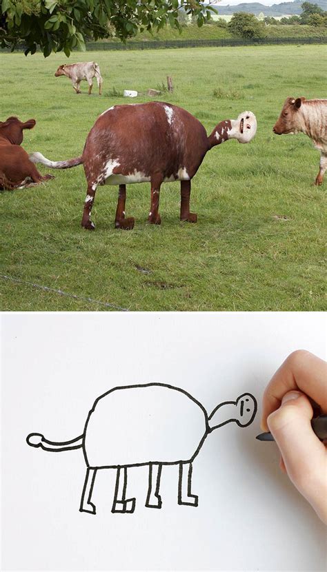 Dad Turns His Childrens Drawings Into Reality And The Results Are