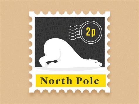 North Pole Stamps By Davide Baratta On Dribbble