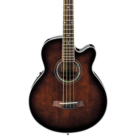 Ibanez Aeb10e Acoustic Electric Bass Guitar With Onboard Tuner