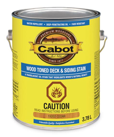 Cabot Oil Based Wood Toned Deck And Siding Stain 378 L Canadian Tire
