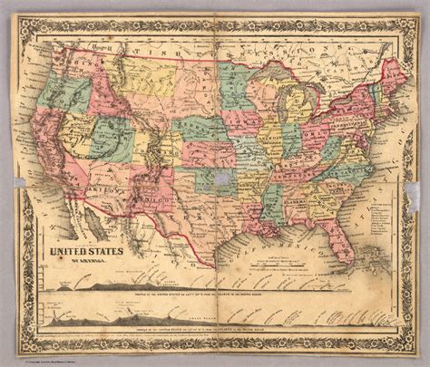 Index Map: United States of America. - David Rumsey Historical Map ...