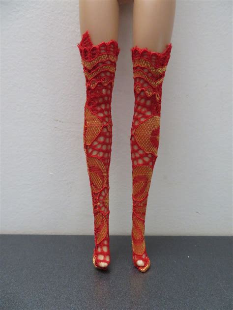 5 Pairs Barbie Doll Stockings Barbie Fashion Accessories Etsy