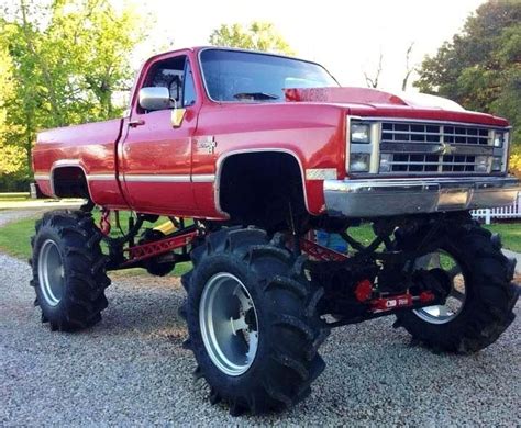 Chevy Mega K10 Square Body Mud Bogger Chevy Pickup Trucks Lifted